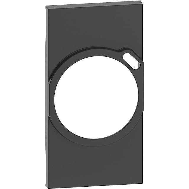 Лицевая панель розетки электрической с USB зарядкой 2К+З/USB 2 модуля. Цвет Чёрный. Bticino серия Living Now. KG63